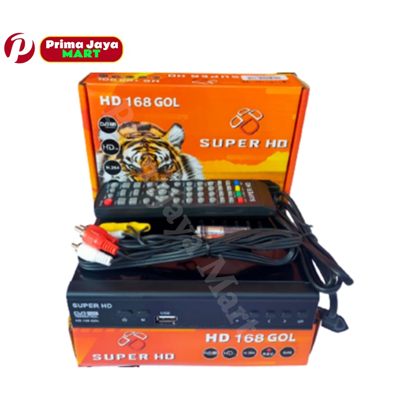 STB TV DIGITAL Set Top Box Tv Digital Super Hd 168 Gol Harimau