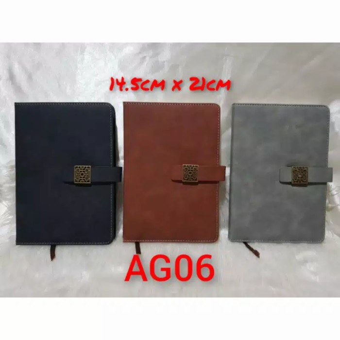 

Agenda Ag 06 Agenda Kulit A5 / Buku Catatan / Notebook Kulit Exclusive