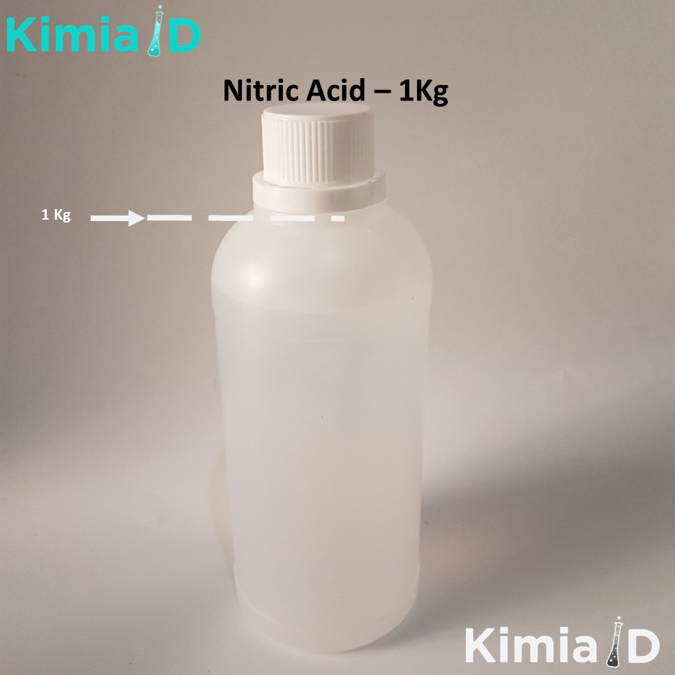 Nitric 1 Kg Nitric 68% Nitrat Cairan Pencuci Emas HNO3 1Kg Pembersih Chrome 1 Kg Pembersih Krum 1 Kg