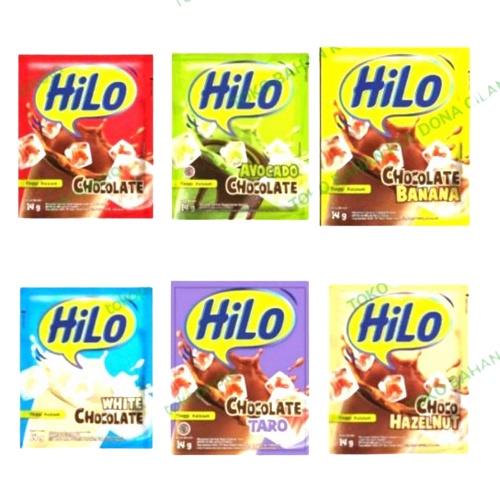 

( Per 10 Sachet ) ~ Susu Hilo All Varian 14 gr