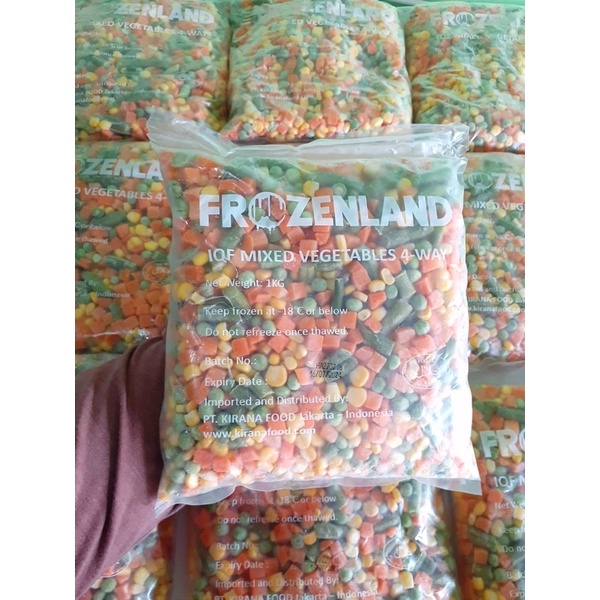

Mix Vegetable Frozen / Sayuran Beku Campur 1 Kg