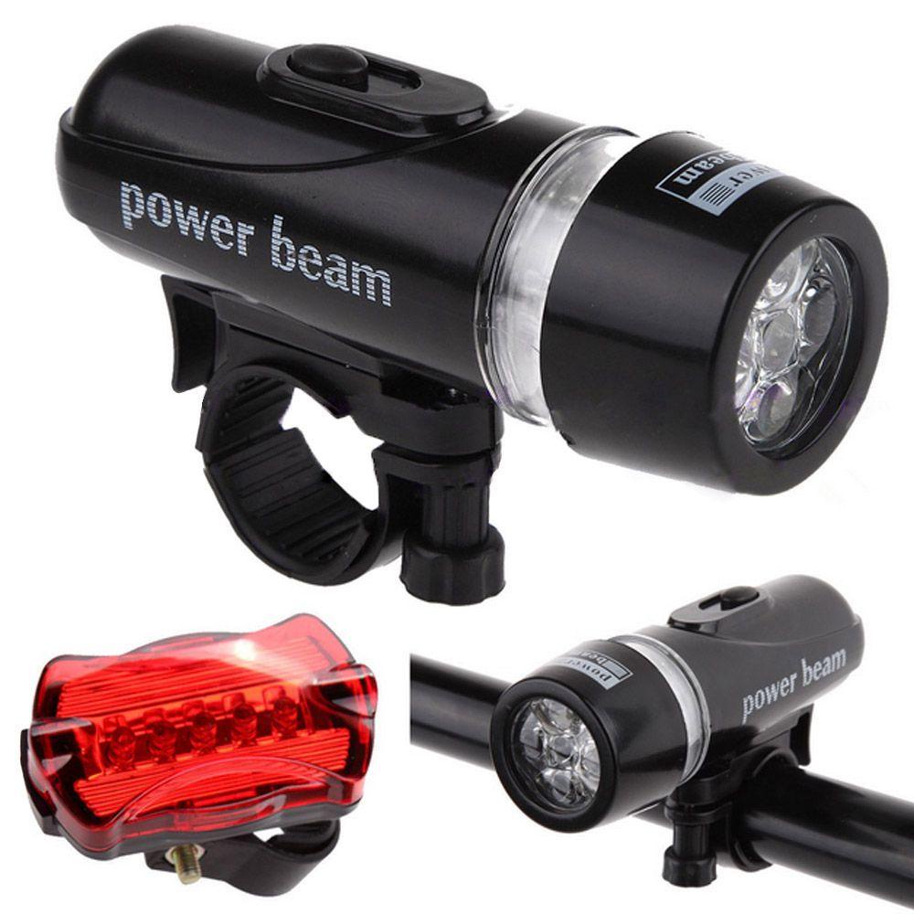 Lanfy Lampu Senter Safety Head Front Lamp Sepeda 5led