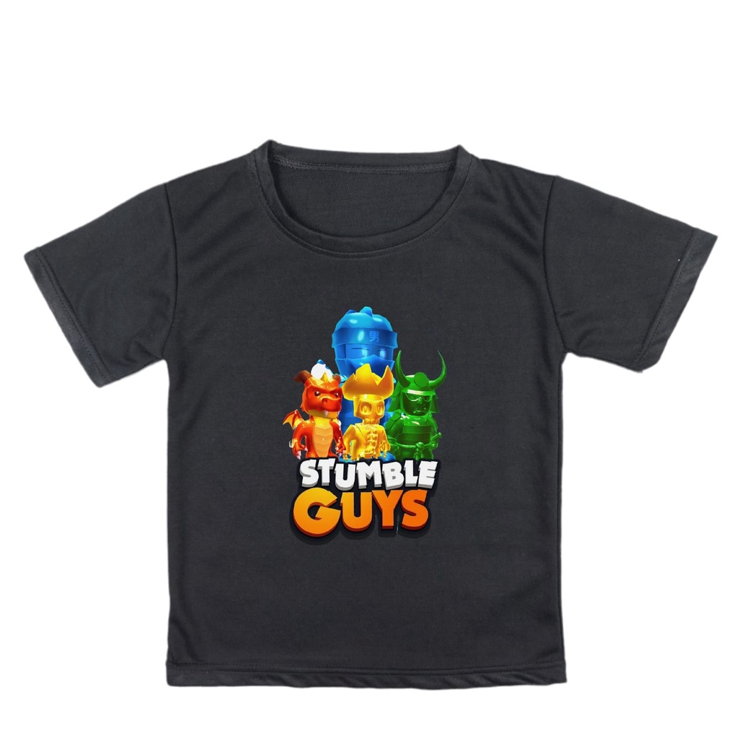 Atasan Baju Kaos Anak Stumble Guys Ninja Laki Laki Perempuan Umur 2 - 10 Tahun K211