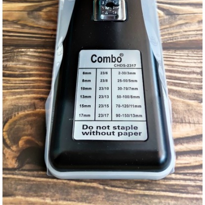 

RK STAPLER JILID 2317 / HEKTER JILID UNTUK 150 LEMBAR COMBO 2317 / STAPLER BESAR
