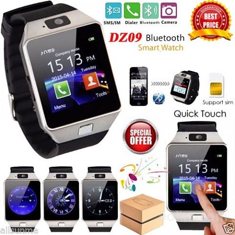 Jual Jam tangan smartwatch U9 DZO9 MICRO SD SUPPORT MICRO SIM CARD, CAMERA R3B4 machtwatch