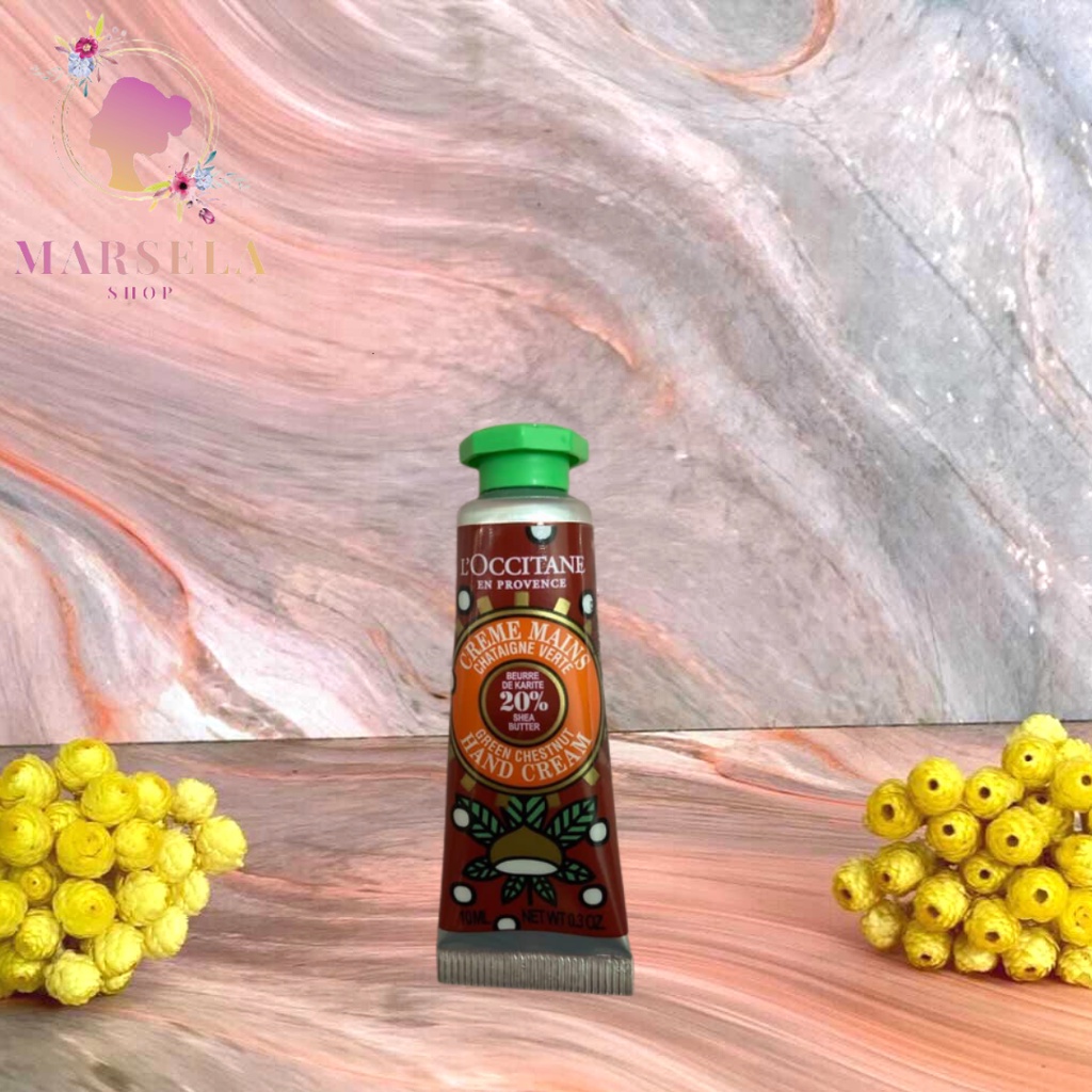 PROMO L' occitane Shea Butter Green Chestnut Hand Cream Mini Size