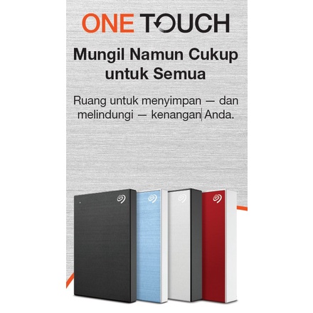 Seagate One Touch Hardisk Eksternal 2TB USB 3.0 - Garansi Resmi