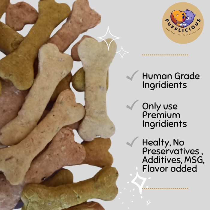 PUFFLICIOUS PET COOKIES HOMEMADE 250gr