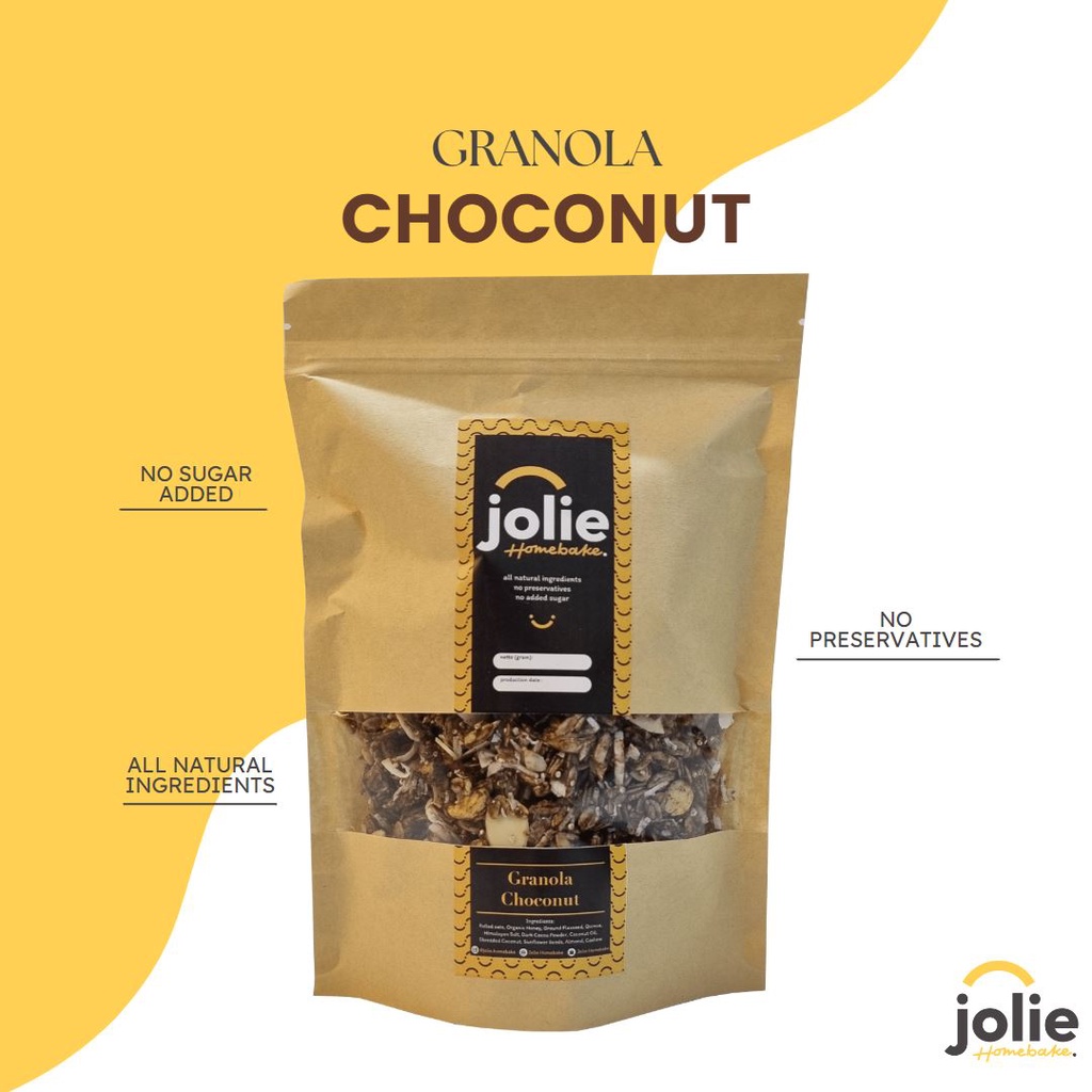 

Granola Choconut by Jolie Homebake - Chocolate Coconut 100 gr