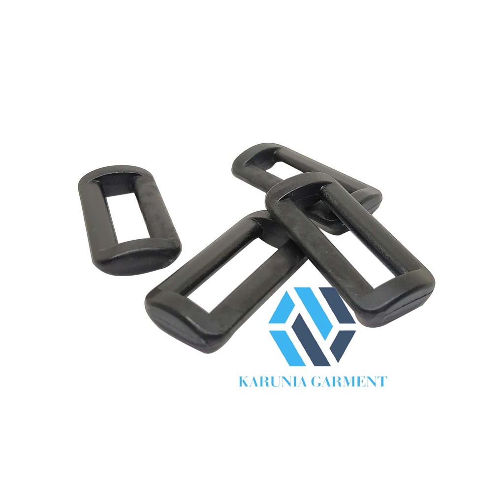 RING KOTAK TAS 2.5 CM PENGAIT CANTELAN TALI WEBBING BAHAN PLASTIK ASETAL SATUAN