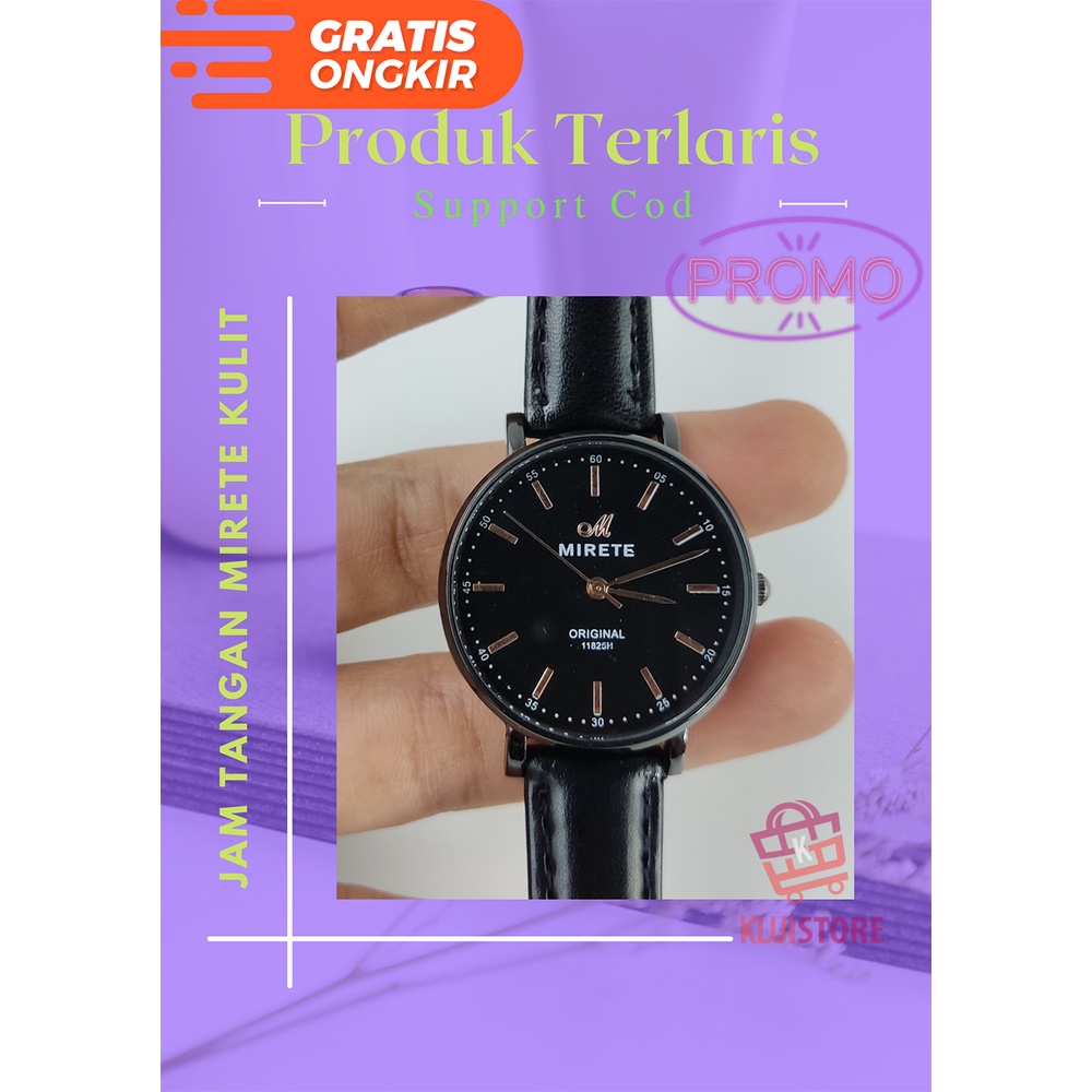 JAM TANGAN COUPLE  KULIT // JAM TANGAN KULIT BARU // JAM TANGAN PRIA DAN WANITA//JAM TANGAN MIRETE K
