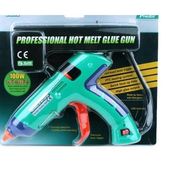 

PROSKIT GK-389B PROFESSIONAL HOT MELT GLUE GUN - PISTOL LEM TEMBAK ORI