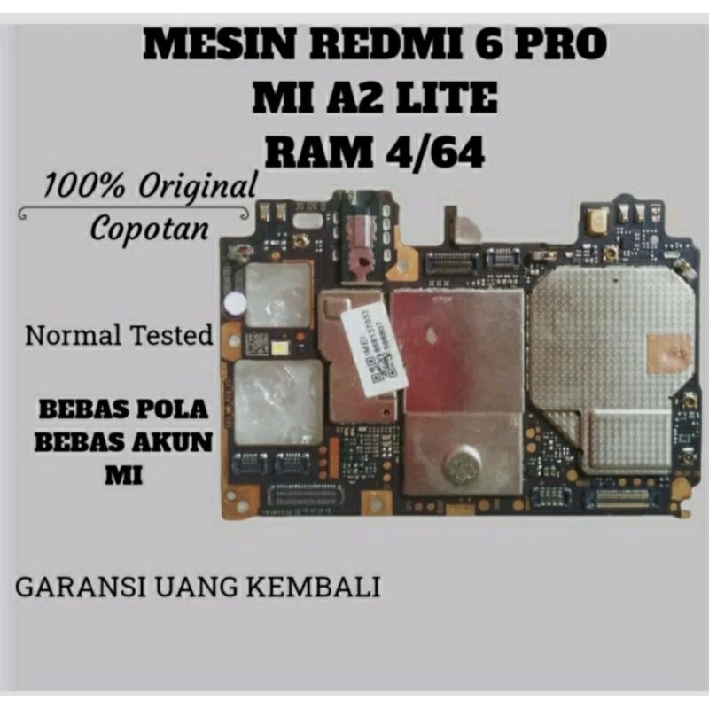 mesin xiaomi mi a2 lite normal mesin redmi 6 pro normal mesin mi a2 lite 4/64 & 3/32 normal mesin re
