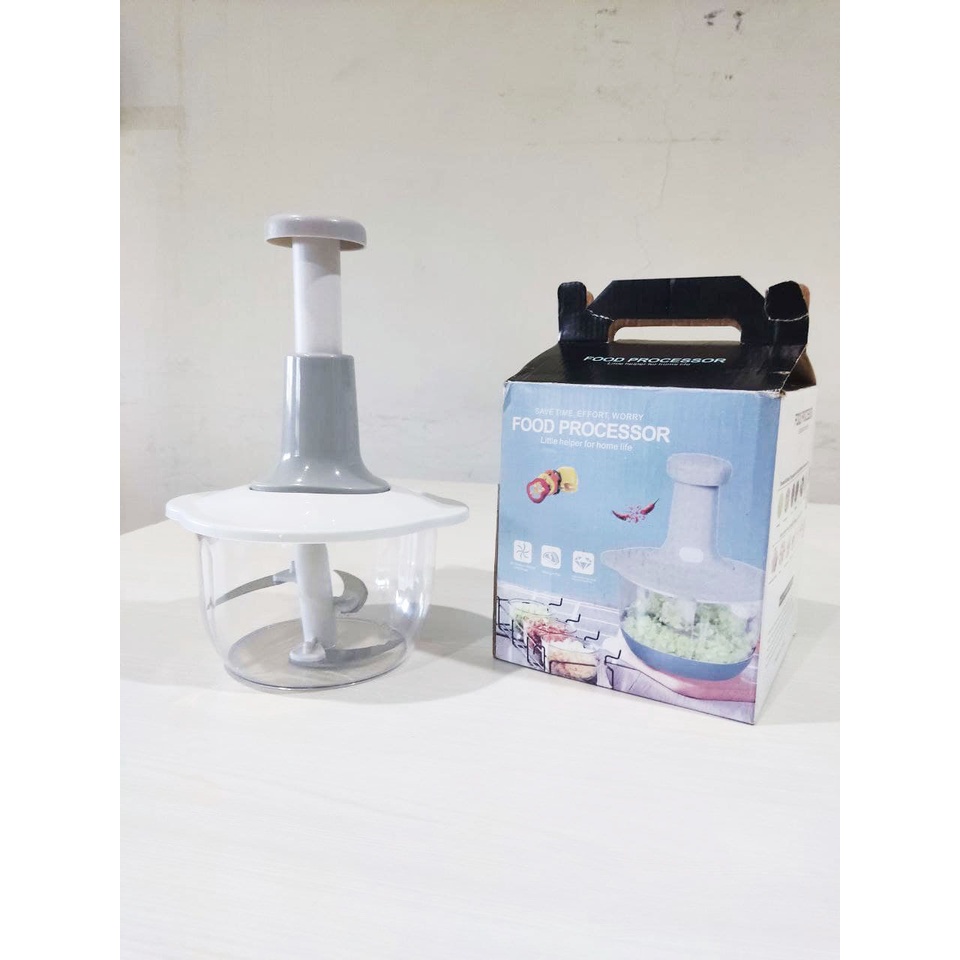 Blender Portable Choper Manual Penggiling Daging Bumbu Dan Sayuran Kapasitar 1,5 Liter