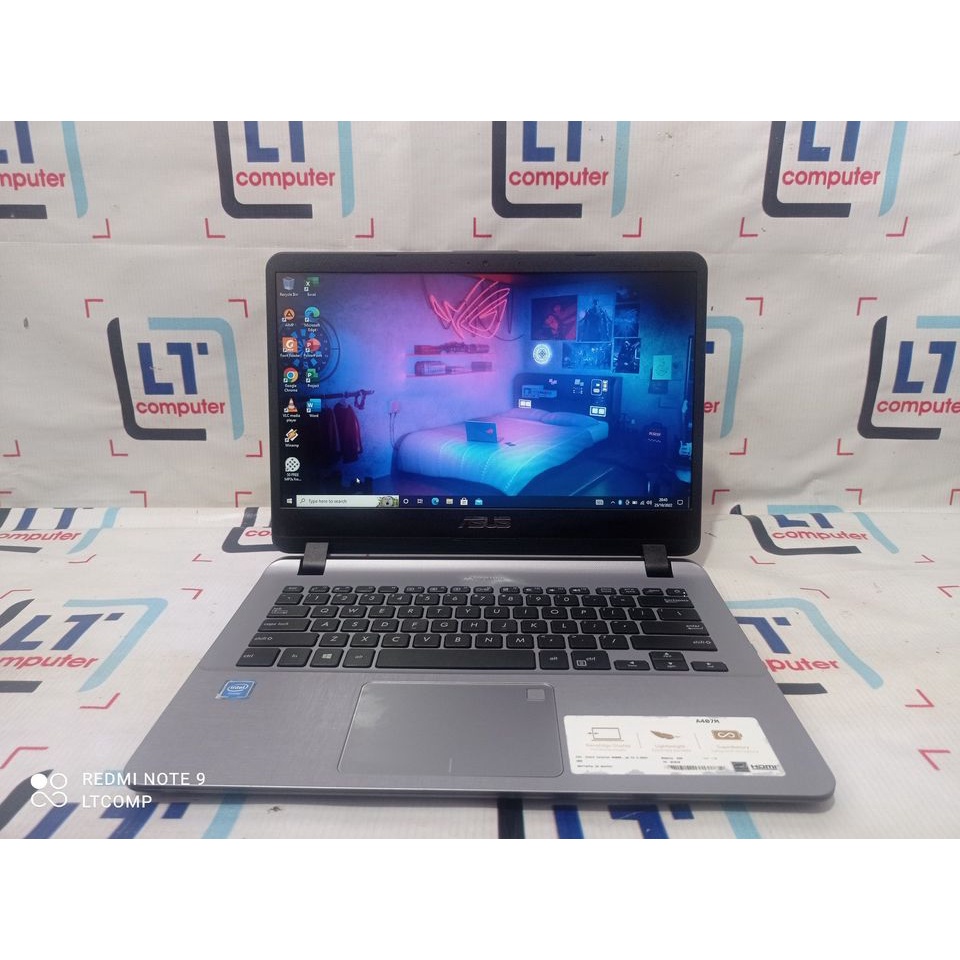 LAPTOP SECOND ASUS A407M RAM 4 GB LIKE NEW BEST SELLER HARGA MURAH