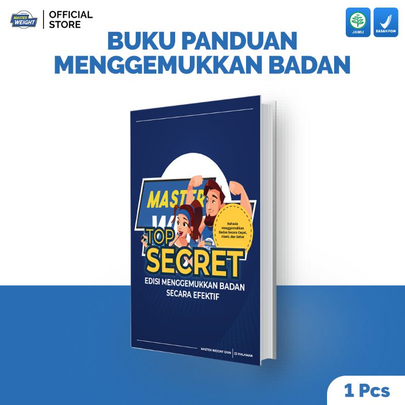 Buku Top Secret MASTER WEIGHT GAIN Menggemukan badan [ PROGRAM KHUSUS MENGGENUKAN BADAN ]-2