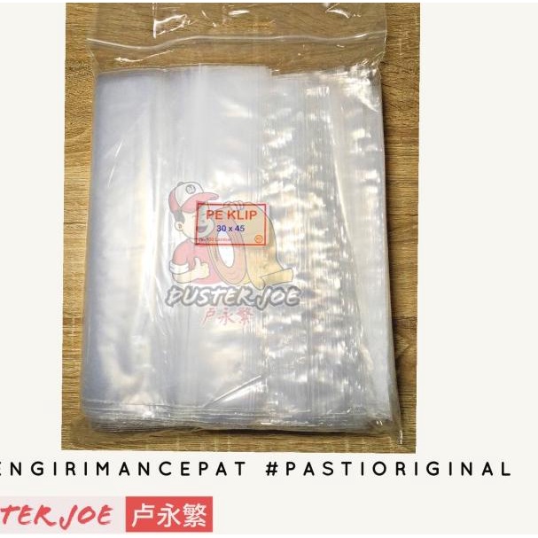 

Plastik Klip Plong 30x45 (38+7) Klip Ziplock Pond PER 1 PACK - 1 PACK BENING