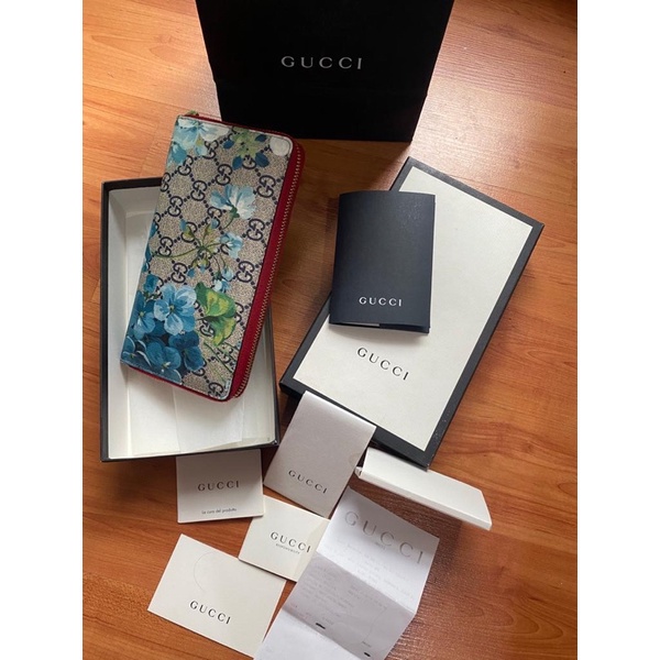 Gucci blooms wallet dompet authentic preloved