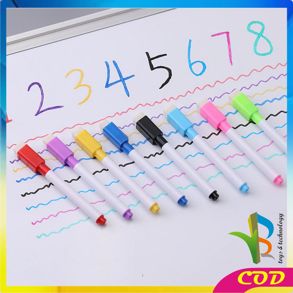 RB-A27 Spidol Mini Magnet Papan Tulis White Board  Dengan Penghapus / Sepidol Warna Warni Wipe And Clean Kecil