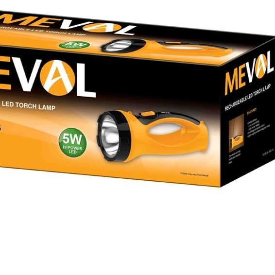 Meval LED Senter 5W Elliptical - Putih