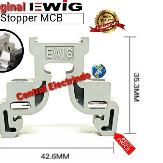 COS Change Over Switch Ohm Saklar EWIG Din Rail 2Phase 63A Model MCB.