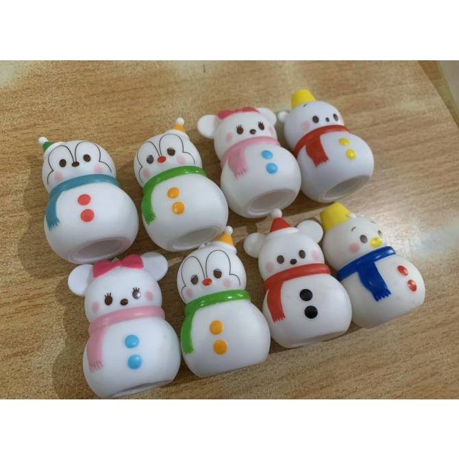 

SALE Topper Snowman rubber natal christmast set 8 / hiasan cake decoration TERMURAH
