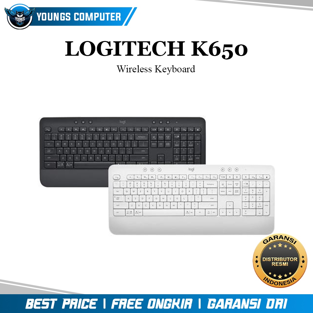 Keyboard Logitech Signature K650 | Keyboard Wireless Bluetooth Comfort