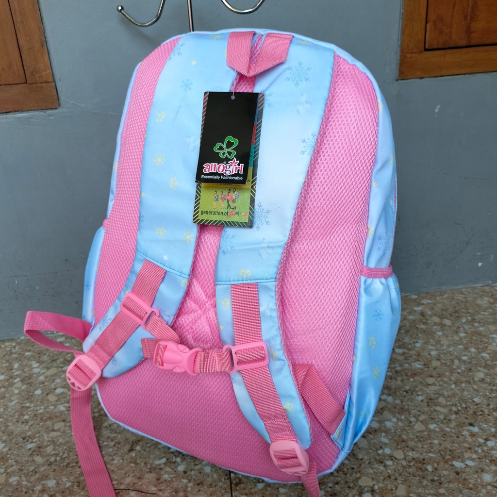 Tas Ransel Backpack Sekolah Anak Perempuan Alto Girl Original Snowdrop