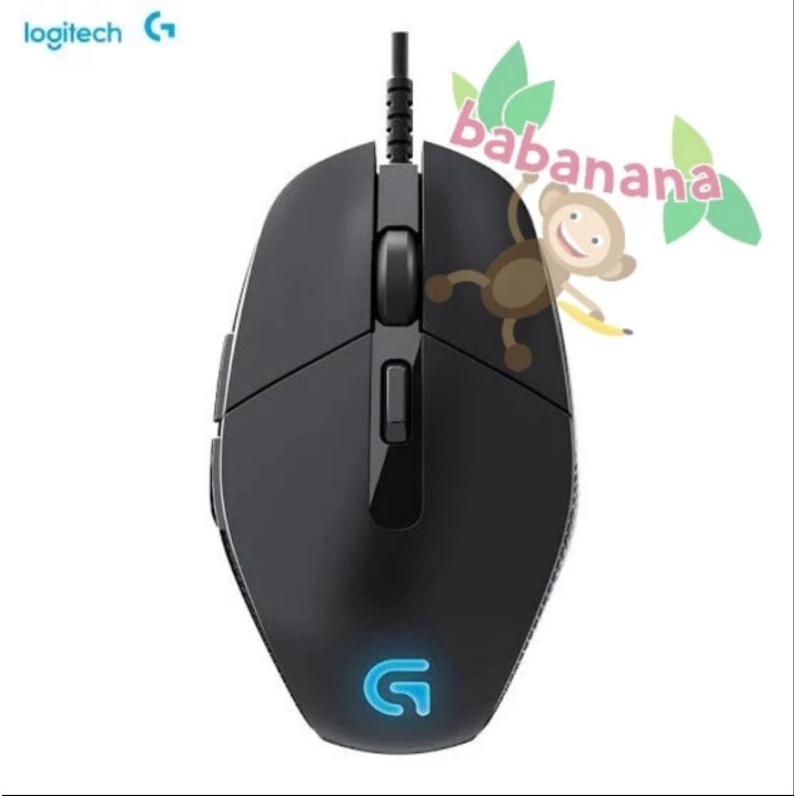 Mouse feet Logitech G302 G303 rubber replacement alas glide putih