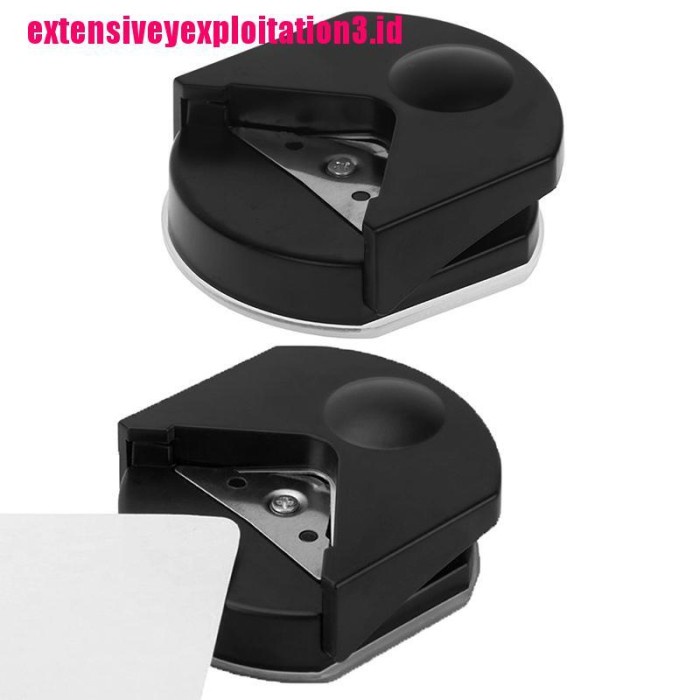 El993 Extensivxploitation3.Id4R Premium Corner Rounder Punch 4Mm Black