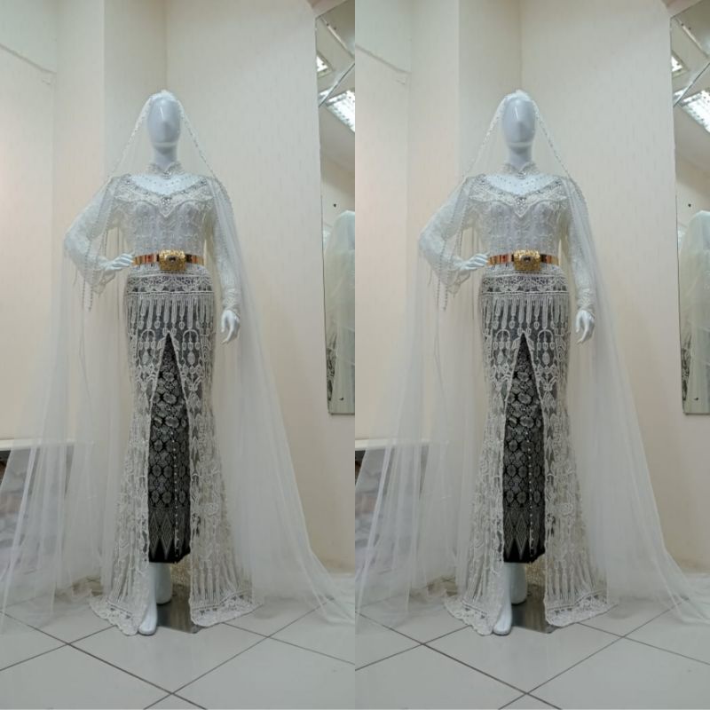 kebaya akad model blah full Payet )