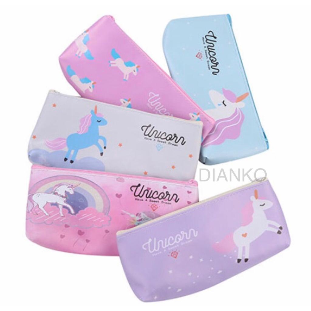 

Kotak Pensil / Pencil Case Unicorn / Tempat Pensil Karakter Unicorn
