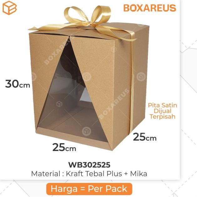 

Dus Kue Tinggi Tall Cake Box Mika 25 x 25 x 30cm Kotak | WB302525