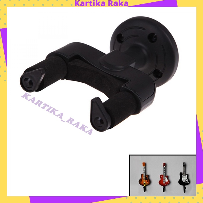 KR Mount Gantungan Gitar Dinding Back Holder Rack Dinding