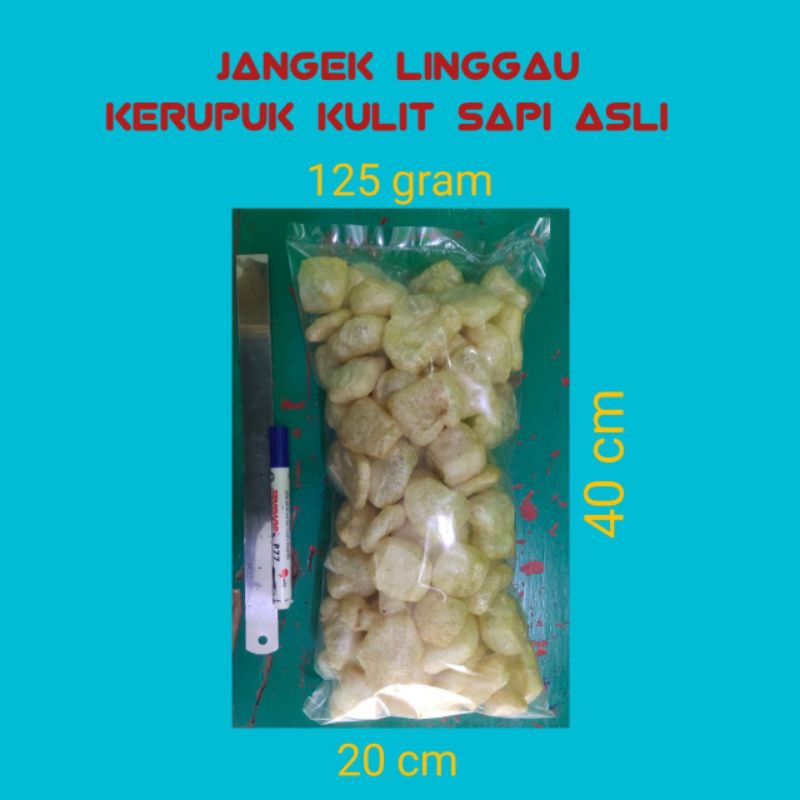 

Kerupuk Kulit Sapi Asli/Jangek 125gram