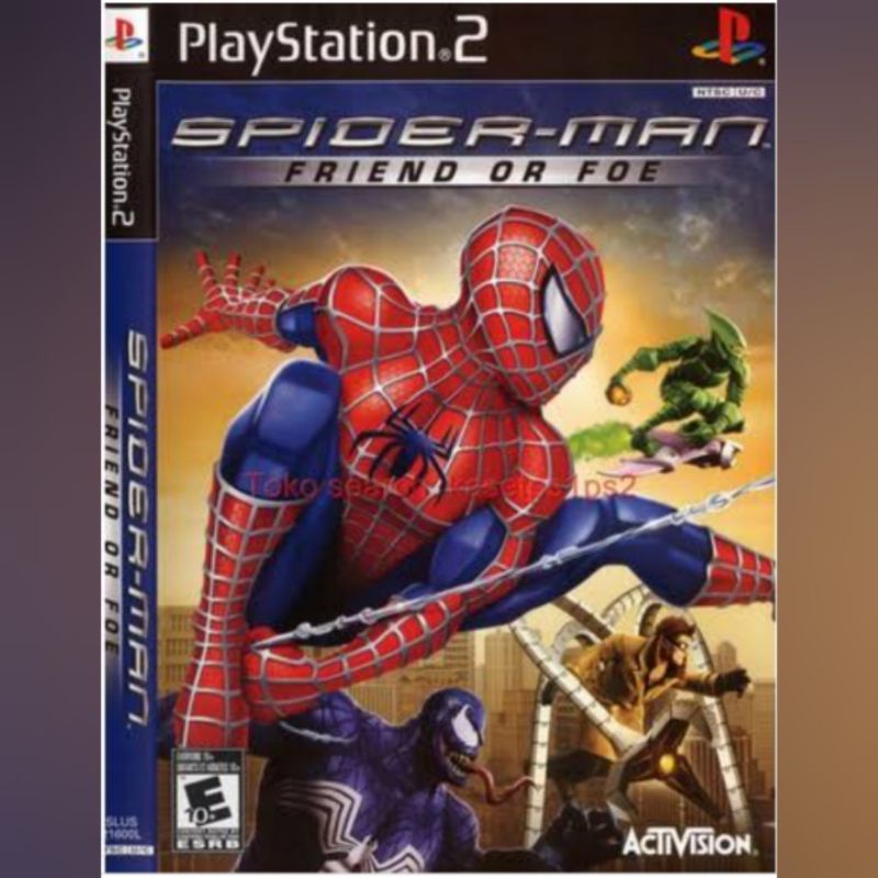 Kaset Ps 2 Spiderman Friend Or Foe