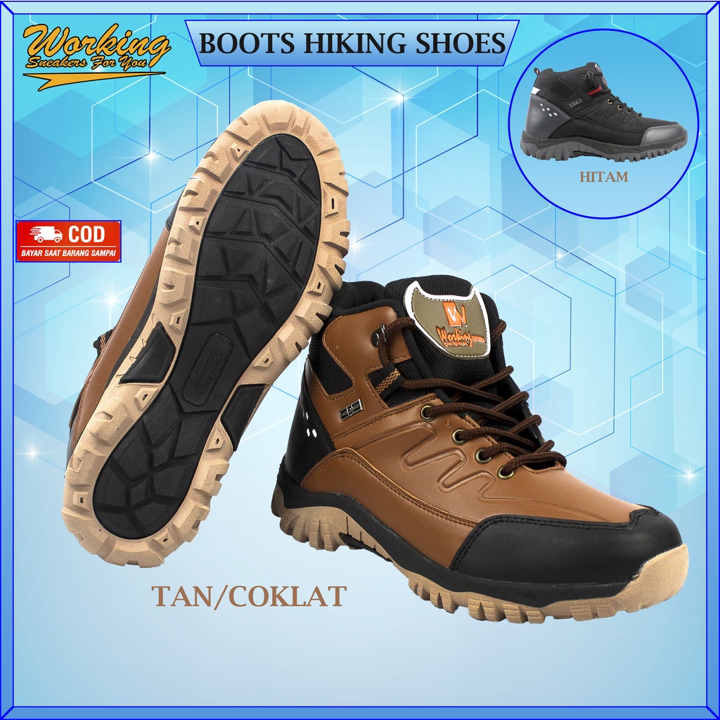 Jual Sepatu Outdoor Boots Hiking Touring Naik Gunung Pria Original ...