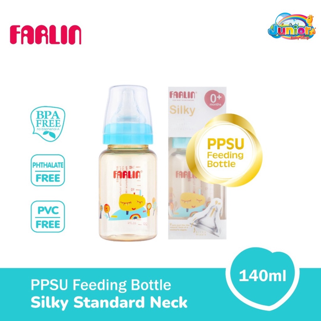 Farlin Silky PPSU Standard Neck Feeding Bottle 140ml