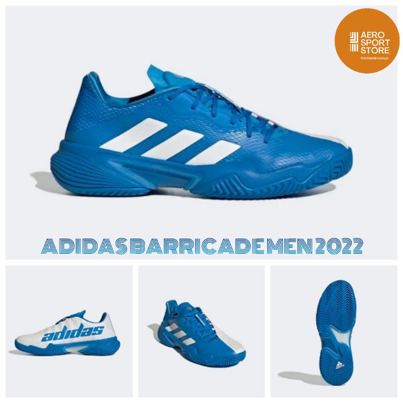 [ SEPATU TENIS LAPANGAN ADIDAS BARRICADE MEN 2022 ORIGINAL ]