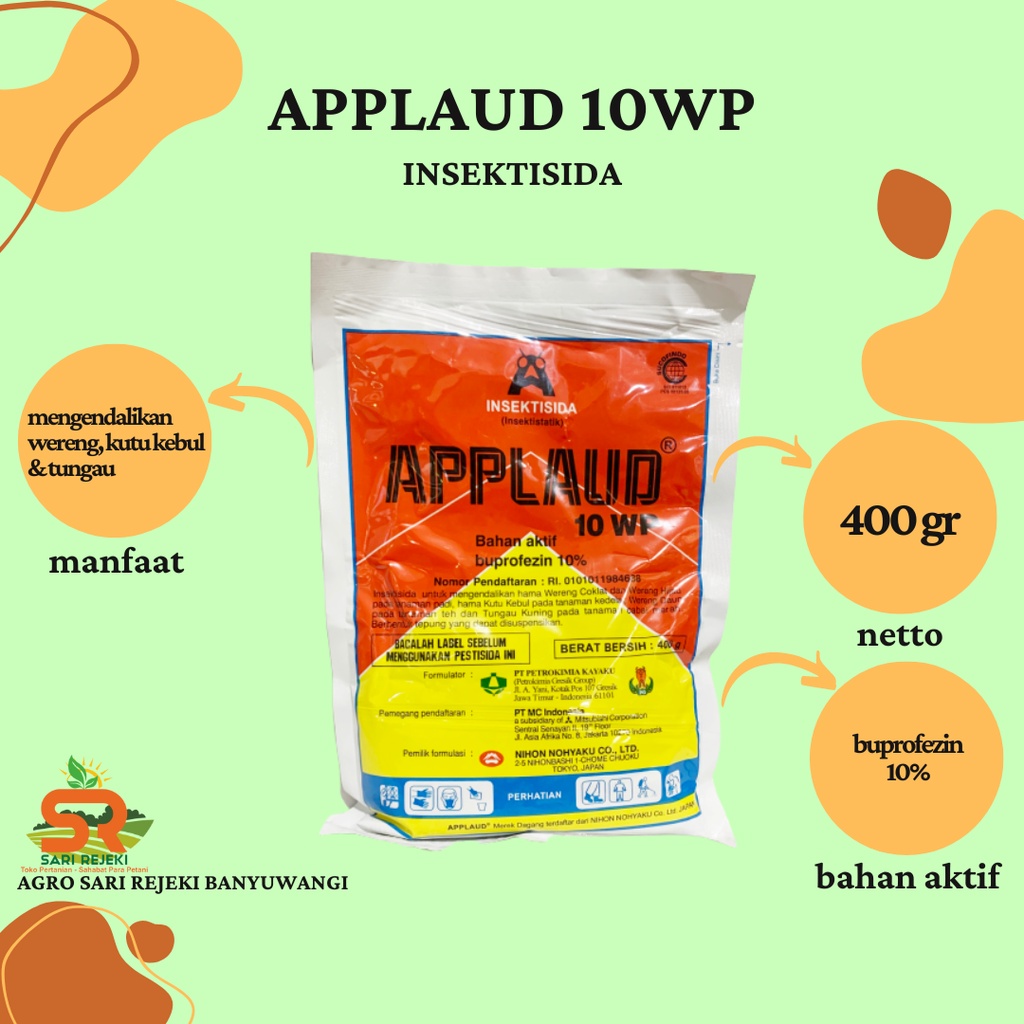 APPLAUD 10WP 400GR INSEKTISIDA