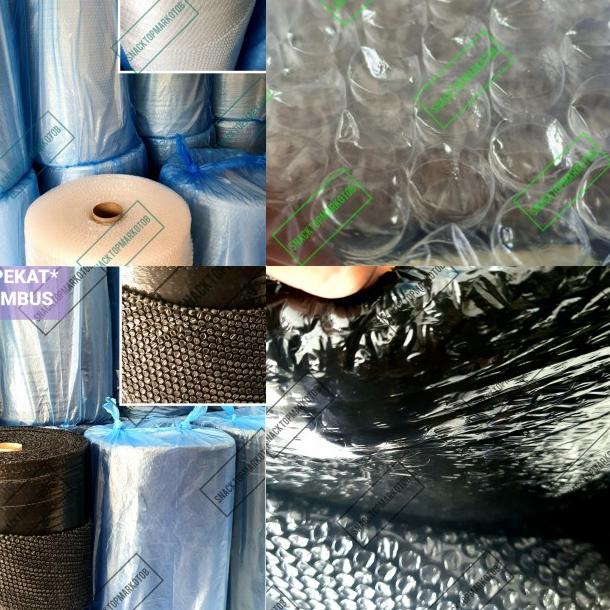 

Bubble Wrap ECOLITE Hitam/Bening 1.25M x 50M FULL SPEC MURAH EKONOMIS - Hitam, ECOS NC