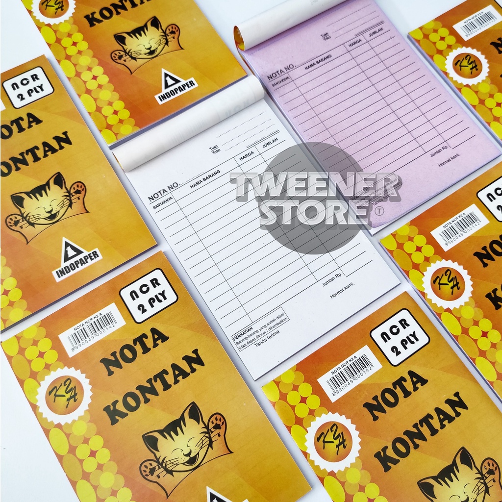 

Indopaper Nota Kontan Kecil 2ply NCR K2A