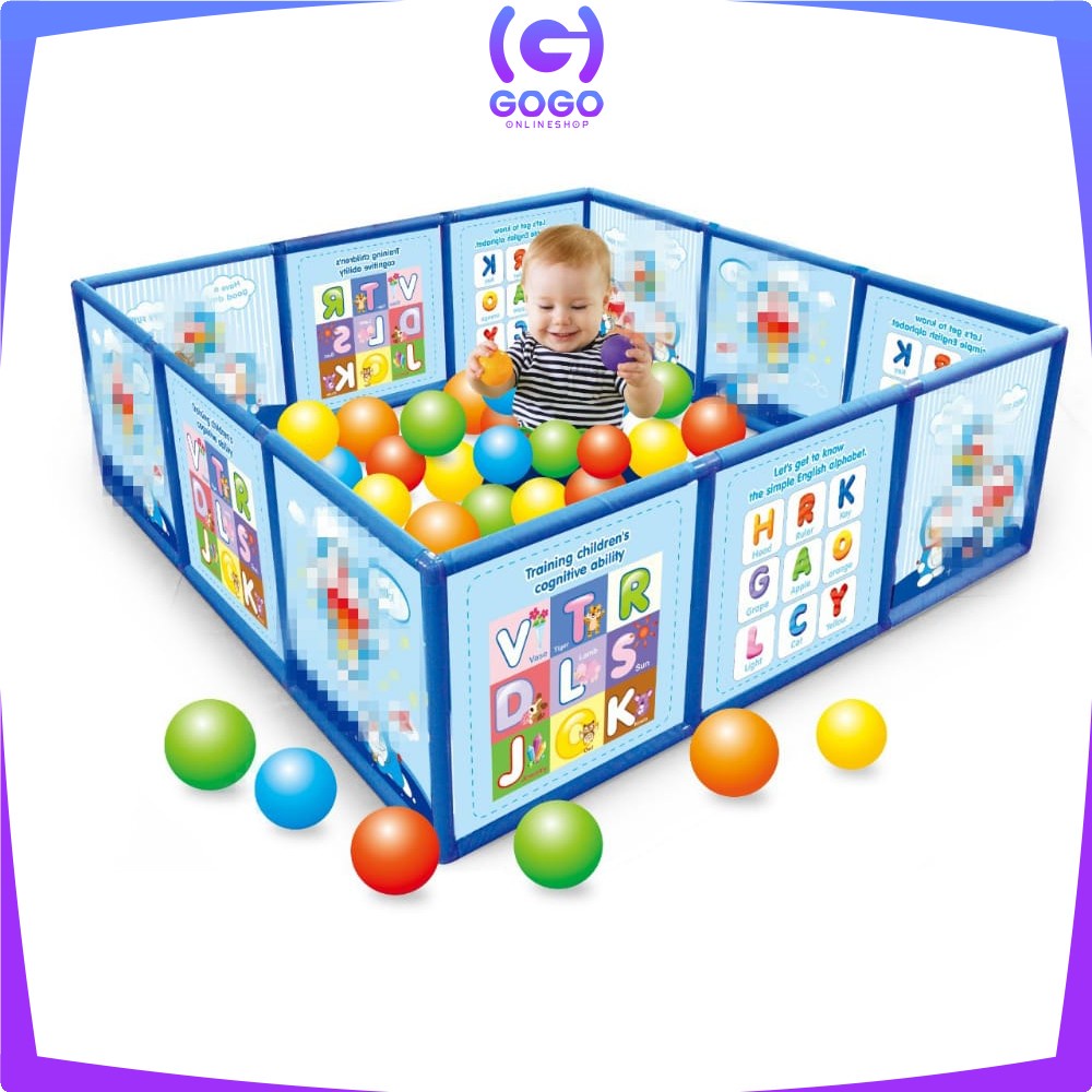 GOGO-M17 Pagar Bayi Play Fence A999-22 Karakter Pagar Mainan Anak / Pagar Pengaman Bayi / Baby Fence