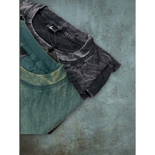 Kaos Polos Premium Oversize Acid Wash Tshirt