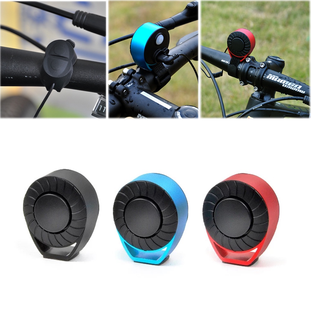 Bel Sepeda Elektrik 120dB 5 Mode Suara Bahan Aluminum Alloy Anti Air IPX6