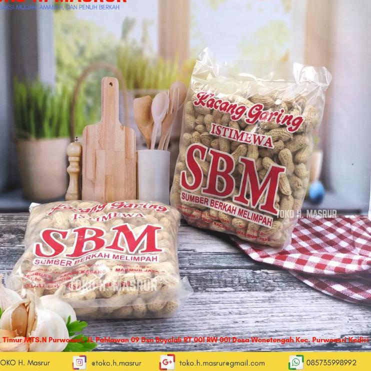 

ケ Kacang Kulit Asin Garing SBM 250gr ➔