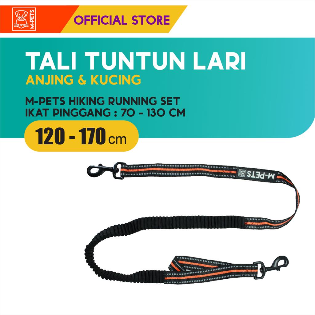 M-Pets Hiking Running Set /  Tali Tuntun Lari Anjing Kucing