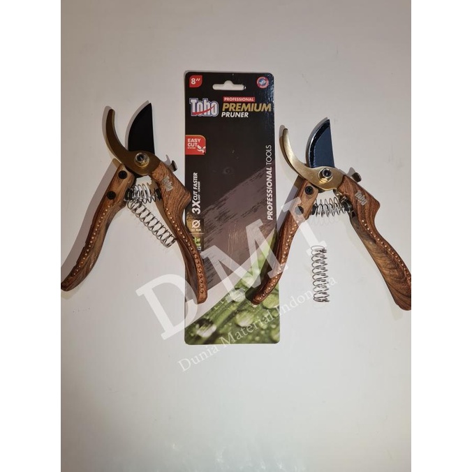 Gunting Dahan TOHO Premium Pruner Black 8 Inch | Gunting Tanaman