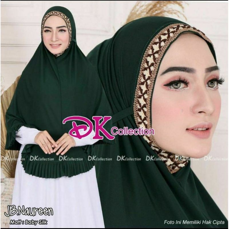 (Bisa Cod) Hijab Instan Jersey Nauren Jumbo Terlaris Jilbab Terkini Model Baru Fasion