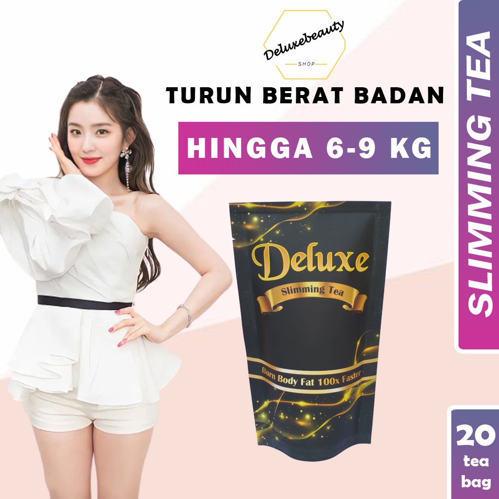Deluxe Slimming Tea Pelangsing Herbal Penurun Berat Badan Teh Diet Detox Tea Teatox Herbal (1 Pack)